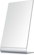 Mirrorae Frameless Tabletop Vanity Mirror 15 x 8.5 Inch, Aluminum Frame